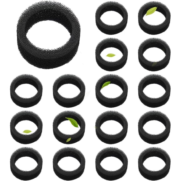 16 Pack Foam Filters for Cat Water Fountain, Cat Fountain Foam Filter Replacement, Compatible with SMA-800 Water Pump