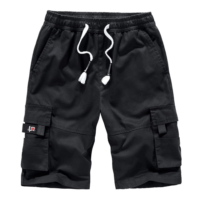 DPTALR Men's Plus Size Cargo Shorts Multi-Pockets Relaxed Summer Beach Shorts Pants