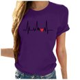 thumbnail image 1 of Birdeem Mode Femmes Décontracté Imprimé Chandail à Manches Courtes T-Shirt Hauts Blouse, 1 of 1