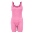 thumbnail image 4 of TopLLC Women's Summer One Piece Short Ribbed Sleeveless Tank Bodycon Romper Short Yoga Jumpsuit Bodycon Tank Rompers Playsuit, 4 of 5