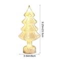 thumbnail image 3 of Lksixu Crystal Christmas Tree, Christmas Decorations 9.3" Pre-lit Tabletop Christmas Tree Figurine with LED Lights, Battery Operated Glowing Xmas Tree Night Lamp Table Centerpiece for Holiday Party, 3 of 7