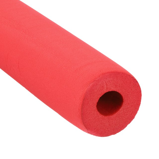Unique Bargains 39.4'Length 0.98' ID Pipe Insulation, 1 Pcs 20mm Thickness, Red
