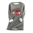 thumbnail image 4 of Birdeem Women's Large Loose Raglan Top Thickened and Velvet Lamb Wool Warm Underlay, 4 of 12