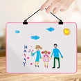 thumbnail image 1 of BUTASY Magnetic White Board, Double-Sided Dry Erase Whiteboard Wall Mounted, ortable Small Whiteboard Set for Drawing, Office, Home(Pink), 1 of 6