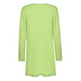 thumbnail image 5 of AherBiu Womens Cardigan Tops Long Sleeve Open Front Mid-Long Outwear with Pockets Spring Clothes, 5 of 5