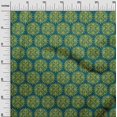 thumbnail image 2 of oneOone Cotton Silk Fabric Floral Block Print Sewing Fabric BTY 42 Inch Wide, 2 of 4