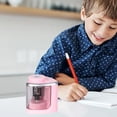thumbnail image 1 of TopLLC Home Essentials, Home and Kitchen, Home Goods Pencil Roller Student Stationery Semi-automatic Pencil Sharpener Machine Small Student Pencil Automatic Sharpener Electric Pencil Sharpener, 1 of 6