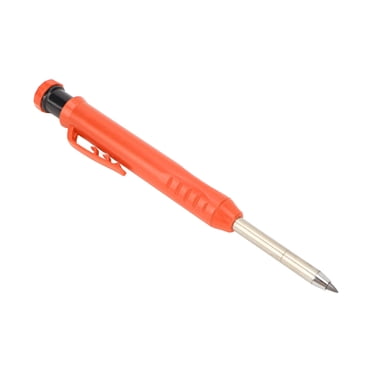 Carpenter Pencil, Labor Saving Mechanical Pencil Deep Hole High Efficiency Fine Pointed Tip  For Marking Wood Glass Black,Green,Red,Blue,Orange,Yellow