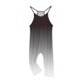 thumbnail image 3 of RXIRUCGD Girls Casual Jumpsuits Gradient Print Sleeveless Summer Rompers Long Pants With Pockets For 5-14 Years( Black, Size:5 Years ), 3 of 6