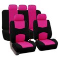 thumbnail image 2 of FH Group Car Seat Covers Full Set Cloth - Universal Fit, Automotive Seat Covers, Airbag Compatible, Solid Bench Rear Seat, Washable Car Seat Cover for SUV, Sedan, Van, 2 of 9