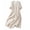 Beige, variant on Fankiway Summer Women'S Cotton Linen Solid Loose Short Sleeve V-Neck Dress Womens Dresses Plus Size Clearance Sundresses for Women Short Sleeve