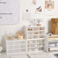 thumbnail image 4 of Decodeary Plastic Jiugongge Storage Drawer - Meticulous Workmanship And Fashionable Multi Grid Storage rose red Nine Palaces Grid 1Set, 4 of 6
