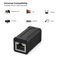 thumbnail image 3 of BENFEI RJ45 Inline Coupler, 5 Pack Cat7 Cat6 Cat5e Ethernet Coupler Female to Female, 3 of 7