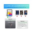 thumbnail image 2 of Keyboard Case for iPad (A16) 11th Gen 11 Inch 2025, iPad 10th Gene 10.9 inch 2022, Magic Magnetic Stand Keyboard with Multi-Touch Trackpad, Floating Design, 7 Colors Backlit, Bluetooth, 2 of 7