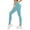 Light Blue, variant on Amzcrzy Leggings for Women Solid Color Butt Lift Yoga Pants Trendy Stretchy Gym Leggings High Waisted Workout Leggings Hot Pink L