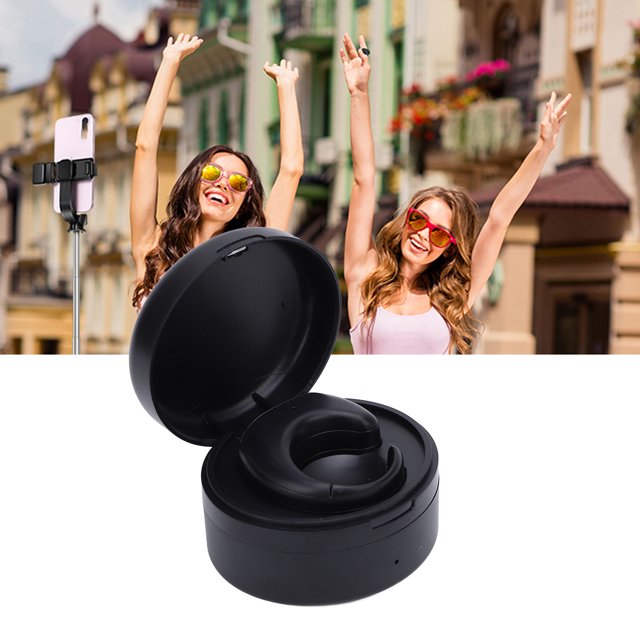 Remote Control for TikTok, Remote Control Page Turner with Charging Case, Bluetooth5.3 Page Turner, Support APP, Video, Reading, Selfie