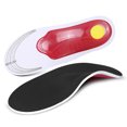 thumbnail image 1 of LSLJS Black Surface Shockproof Lightweight Arch Support Orthopedic Insole, Women Insoles, 1 of 1