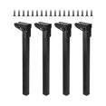 thumbnail image 2 of 4 Pieces Folding Table Leg Collapsible Table Legs for Coffee End Tables Desk Height 50cm, 2 of 8