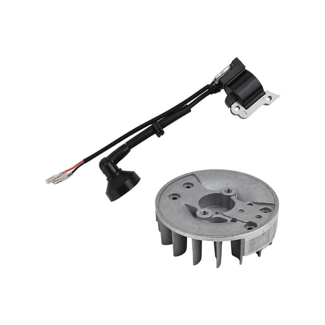 Flywheel And Ignition Coil Kit for Cg260 Lawn Mower, Suitable for Tl26 Tu26 Tb26