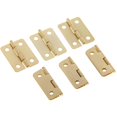 thumbnail image 3 of Siruishop 2x50x Mini Retro Jewelry Box Gate Door Hardware Folding Butt Hinges with Screw, 3 of 8