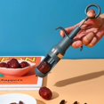 thumbnail image 1 of Oleegame 1PC Potato Fry Cutter Cherry Pitter Tool Portable Olive And Cherry Pitter Remover Multi Function Fruit Corer And Pitter Remover Suitable For Home Kitchen Cherry Jujube And Red Date Blue, 1 of 9