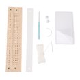thumbnail image 2 of Book Binding Tools, Adjustable Stapling Spacing Book Binding Kit Stitching Punch Guide Time Saving  for Scrapbooking Pages for Planners, 2 of 7