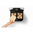 thumbnail image 3 of Starfrit Electric Sandwich Maker, Ceramic Non-Stick Surface, PFAS Free, 2-Slice, 4 Deep Pockets, 700 W, 3 of 9