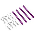 thumbnail image 1 of RC Corps de Poteau, Alliage d'Aluminium Facile Installation RC Voiture ShellColumn Remplacer les Accessoires avec R Broches pour Voiture de Contrôle à Distance Violet, 1 of 8