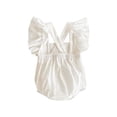 thumbnail image 3 of MeetoTime Baby Clothes Spring Summer Jumpsuits Flying Sleeve Newborn Infant Rompers Short Crawling Clothes, 3 of 6