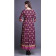 thumbnail image 3 of Bimba Printed Anarkali DressForWomen Long Flared Kurti Chic Style Ethnic Kurta, 3 of 6