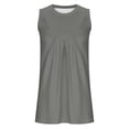 thumbnail image 4 of Timegard Camisoles pour Femmes Col Rond Sans Manches Froncées Élégantes Tuniques Décontractées à Porter avec des Leggings, 4 of 4