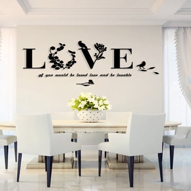 Dvkptbk Wall Stickers Removable Leaf Wall Sticker Art Vinyl Decals Sofa BedRoom Mural Decor Home Decor on Clearance