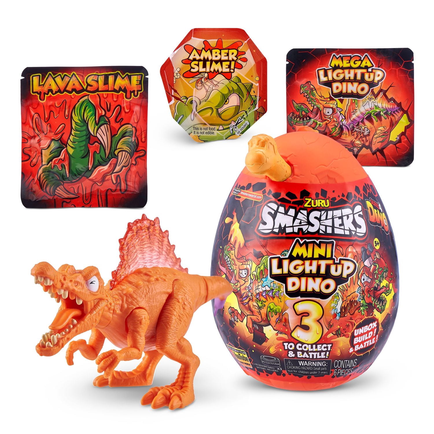 Mini Dinosaure illuminé Smashers