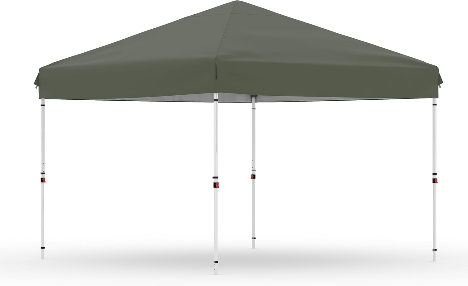 Abri Instantané 10x10 avec Installation à un Bouton - Tente d'Extérieur Robuste avec Sac à Roulettes Portable - 3 Hauteurs Réglables, 4 Sacs de Lest, 8 Piquets et 4 Cordes Hauban Inclus