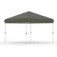 thumbnail image 1 of 10x10 Pop Up Canopy with One Button Push Setup - Heavy Duty Outdoor Canopy Tent with Portable Roller Bag - 3 Adjustable Height, 4 Weight Bags, 8 Stakes & 4 Guy Ropes Included, 1 of 7
