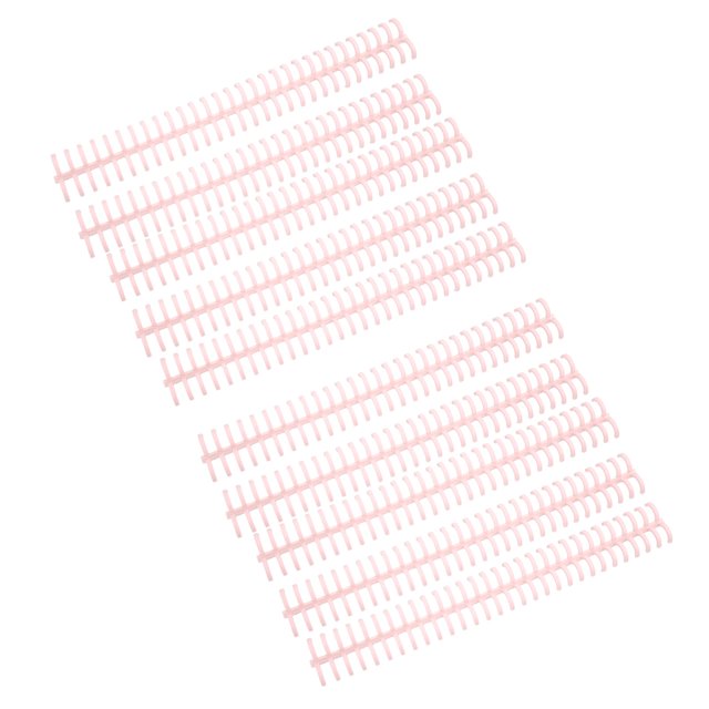 ANGGREK Binding Spines, 10Pcs Strong Adhesion Binding Coils Wear Resistant For Office