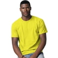 thumbnail image 1 of Hanes TAGLESS Men`s T-Shirt - Best-Seller, L, Safety Green, 1 of 3