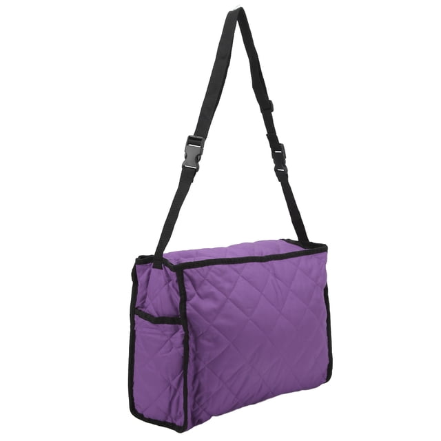 Wheelchair Bag Shoulder Home Hanging Trolley Walking Aid Storage Accessories Storage Bag Hanging Bag Cotton Quilted Large Capacity Wheelchair Hanging Storage Bag