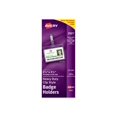 thumbnail image 1 of Avery Name Badge Holder, Clip, Clear, 50 Count, 1 of 2