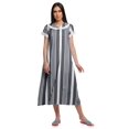 thumbnail image 1 of Moomaya Chemise de Nuit en Coton Imprimée pour Femmes à Manches Courtes, 1 of 5