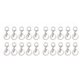 thumbnail image 3 of Ruiboury 10pack/lot Carabiners Lobster Claw For Keychain - Strong And Functional Accessories For Easy Key Bright silver 2Set, 3 of 6