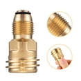 thumbnail image 4 of Propane Tank Adapter Converts POL to QCC1 Brass Propane Hose Adapter for All 1LB Propane BBQ Cylinders, 4 of 9