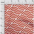 thumbnail image 2 of oneOone Polyester Spandex Red Fabric Abstract Dress Material Fabric Print Fabric By The Yard 56 Inch Wide, 2 of 4