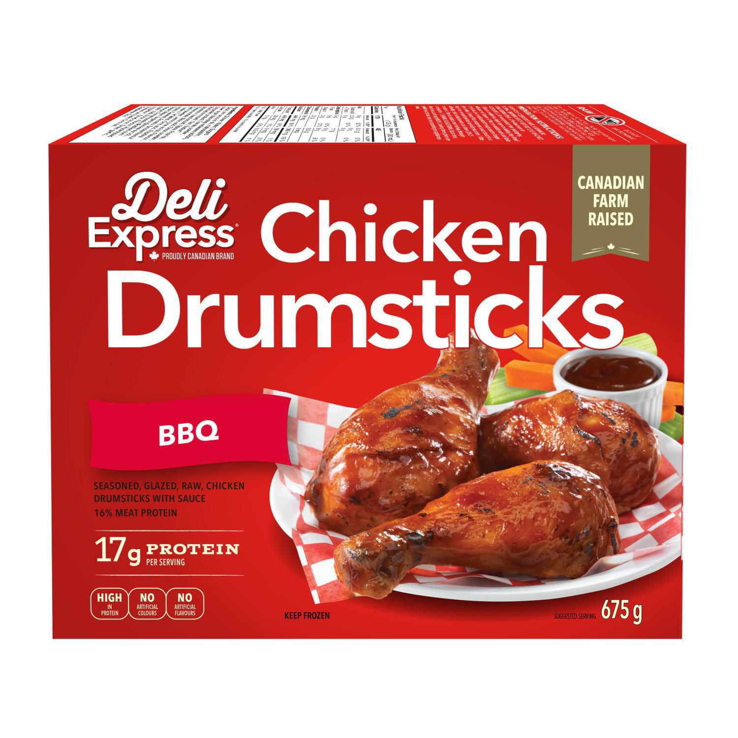 Deli Expr Bbq Drumstick Fz 675G, Deli Express BBQ Chicken Drumsticks