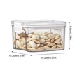 thumbnail image 3 of EIGTHTAIL Food Storage Containers Clearance! Plastic Food Storage Containers with Lids Small Airtight Containers Square School Lunch Containers for Children Leftover Food Containers Clear, 3 of 9