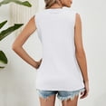 thumbnail image 4 of AherBiu Débardeur pour Femmes Ample Décontracté Sans Manches Col Rond Camisole Couleur Unie Tunique Confortable, 4 of 6
