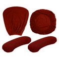 thumbnail image 4 of Housse Extensible pour Chaise de Bureau, Housse de Siège et de Dossier, Housses de Protection pour Chaise, Housses de Chaise de Jeu pour Chaises Pivotantes, Chaise de Jeu, Rouge, 4 of 8
