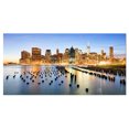 thumbnail image 2 of Illuminated New York Skyscrapers - Cityscape Canvas Print, 2 of 3