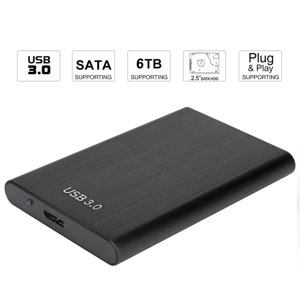 Boîtier externe du disque dur, portable USB 3.0 Externe SSD Enclosure Professional Transmission rapide pour disque dur pour hommes femmes pour ordinateur portable