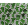 thumbnail image 5 of oneOone Georgette Viscose Green Fabric Cactus Sewing Craft Projects Fabric Prints By Yard 42 Inch Wide, 5 of 5